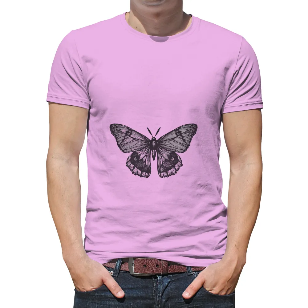 Graphic Tees: Luna's Wings of Transformation|february shirt design