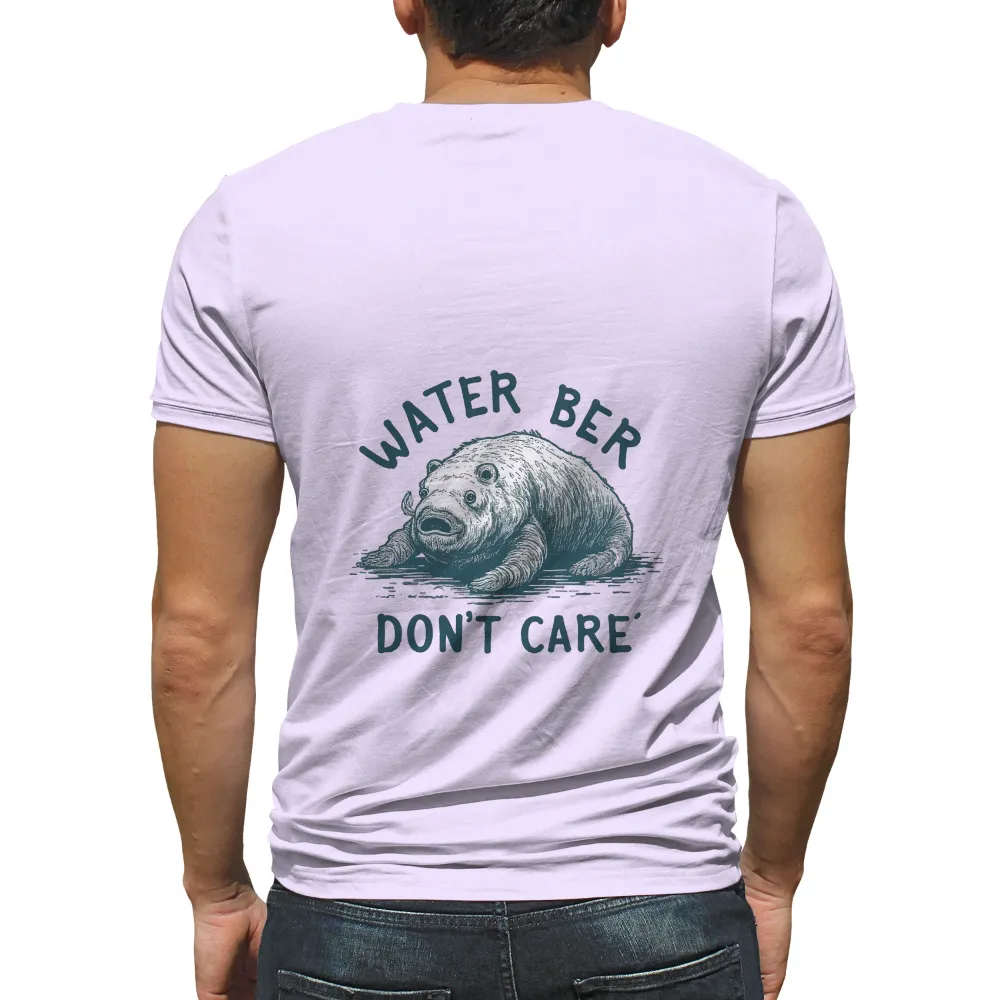 Custom Water Bear (Tardigrade) Design Embracing Resilience and Humor|military humor t shirts