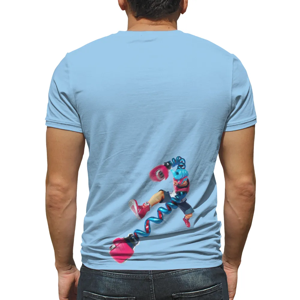 T-Shirts Custom: Dynamic Boxing Athlete Design|2023 design tshirt