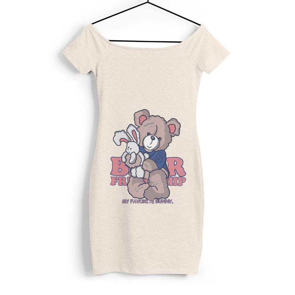 T-Shirt Printing: Bear Friendship - My Favorite Bunny|bad bunny christmas shirt