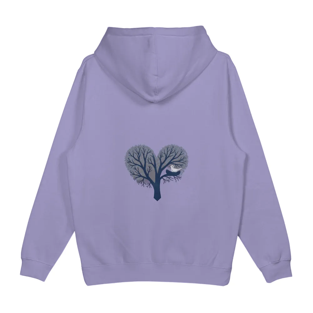 Custom T-Shirt Printing: Heart-Shaped Tree of Tranquility and Hope|heart-shaped tree