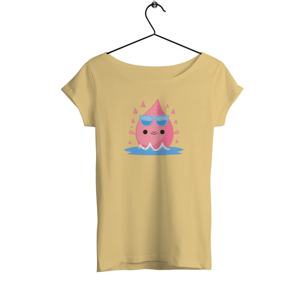 Tee Shirts Printed: Dewdrop's Cool Summer Vibes|summer walker graphic tee pink