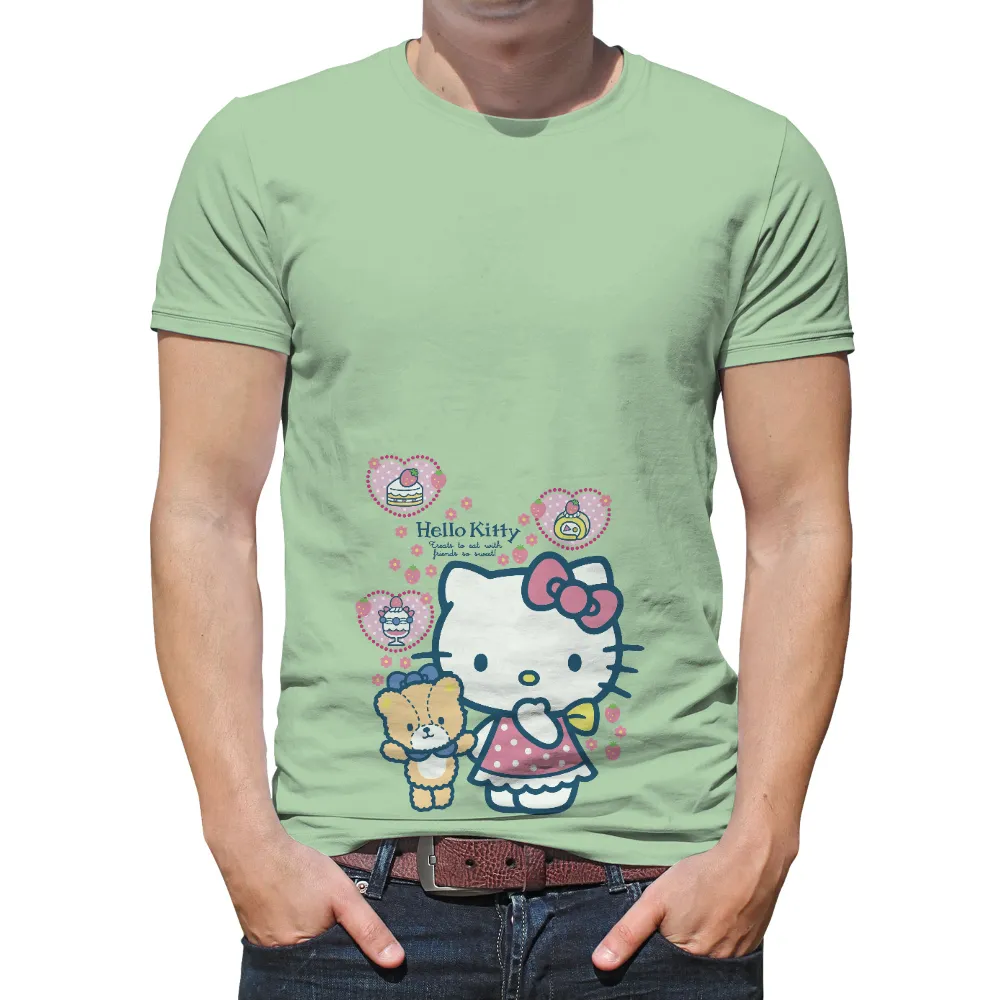 Graphic Tees: Hello Kitty Sweetness & Joy|women cute 4th of july shirts