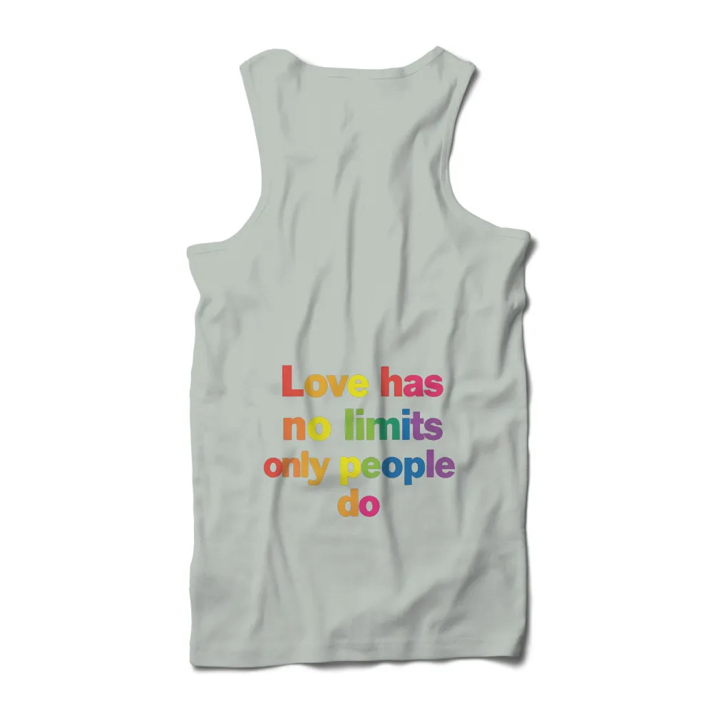 Embrace Universal Love with No Limits: Rainbow Inclusivity Design|reclaim the rainbow t shirt