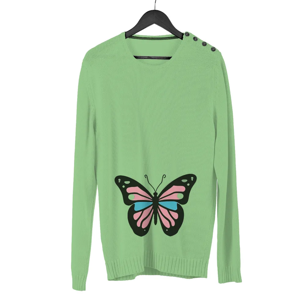 Transgender Pride Butterfly Graphic Tees|budweiser graphic tee womens