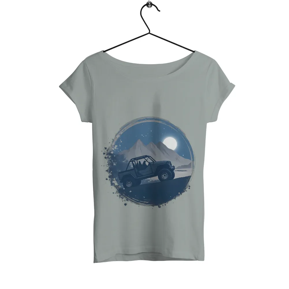 T-Shirts Custom: Moonlit Adventure with Jeep Wrangler|australian research and space exploration t shirt