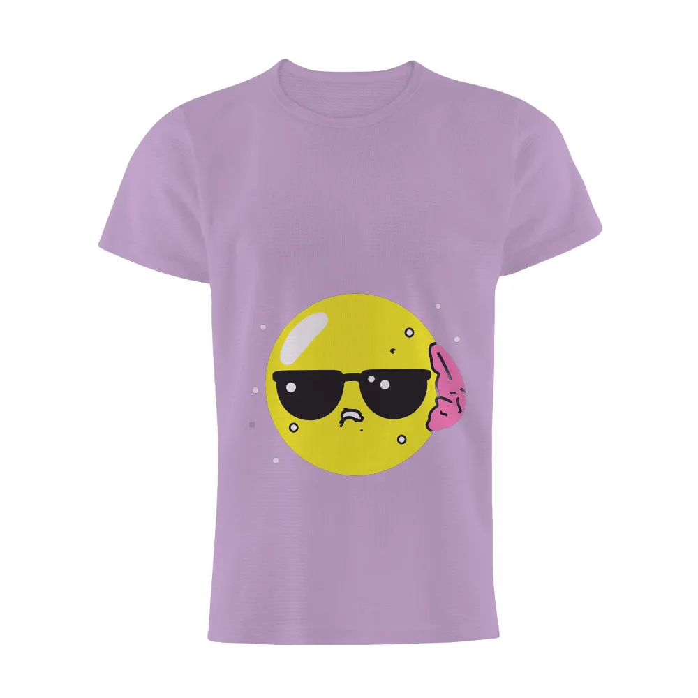 Tee Shirt Printing: Cool Dude Emoji - Funny & Quotes|military t shirts humor uk