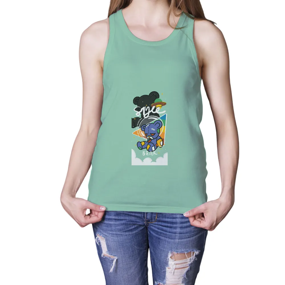 Tee Shirts Printed: Quirky Astronaut Bear in Space|rue21 space jam shirt