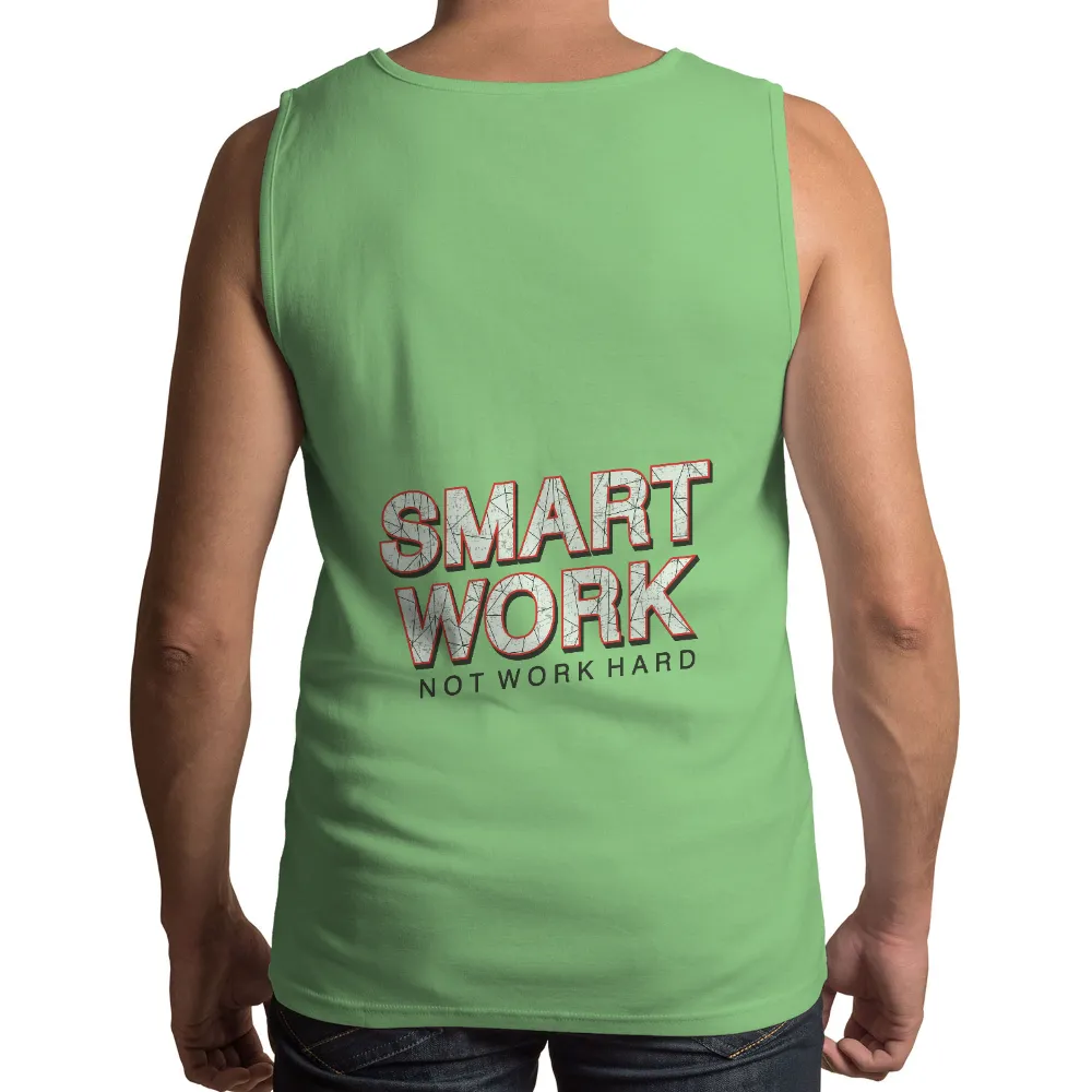 Customized Tee Shirts: Smart Work Not Work Hard - Inspirational Quote|hot pink shirt with white letters