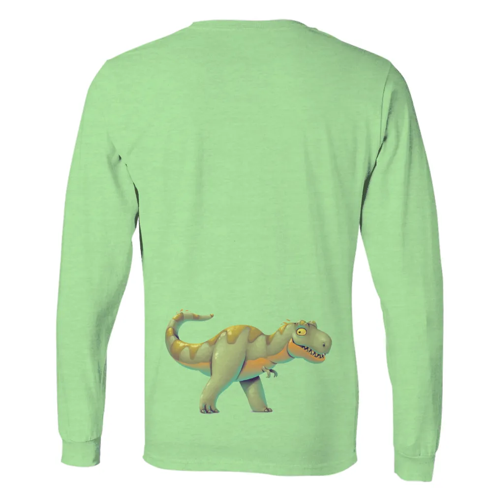 T-Shirts Design: Meet Rex - The Quirky Dinosaur|fun summer button down shirts