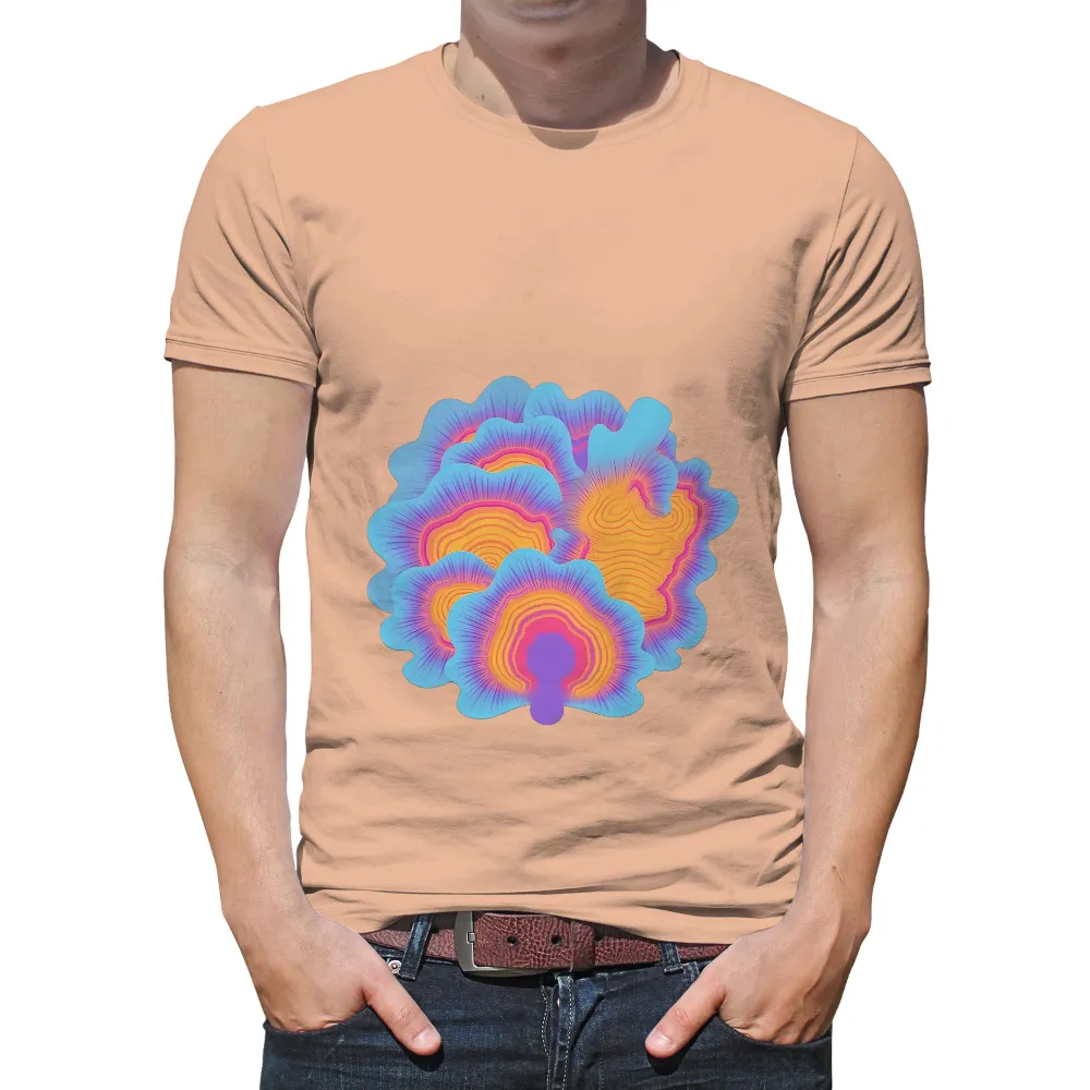 T-Shirt Printing: Aurora - A Symphony of Colors and Emotions|human beings 100 organic colors may vary