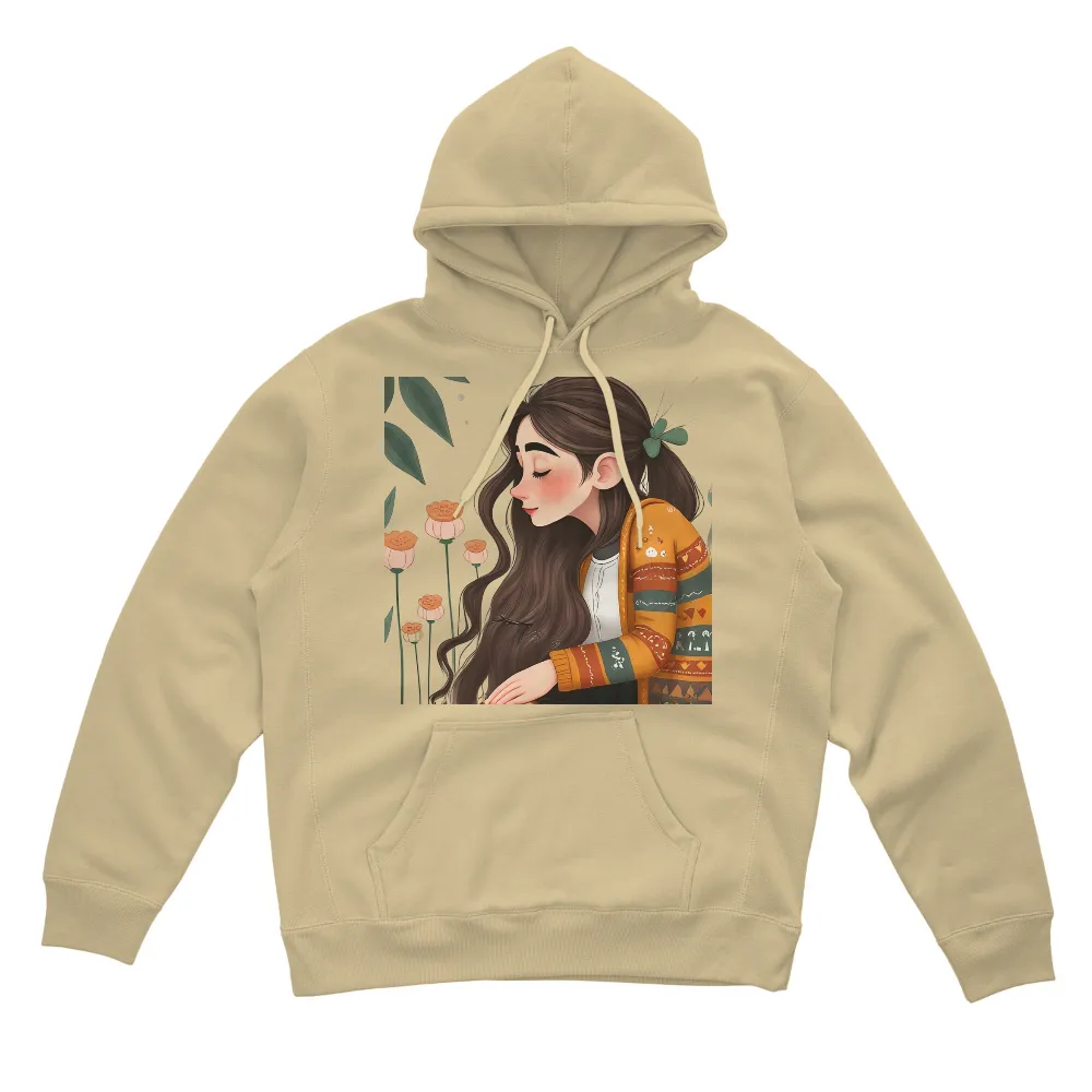 T-Shirt Printing: Autumn Tranquility with Pumpkin Flowers and Cozy Sweater|sweater t shirt roblox