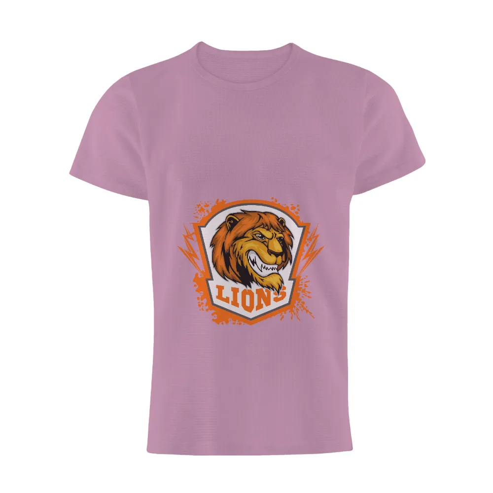 Tee Shirt Printing: Show Your Pride with the Fierce Lions Design|orange army t shirt max