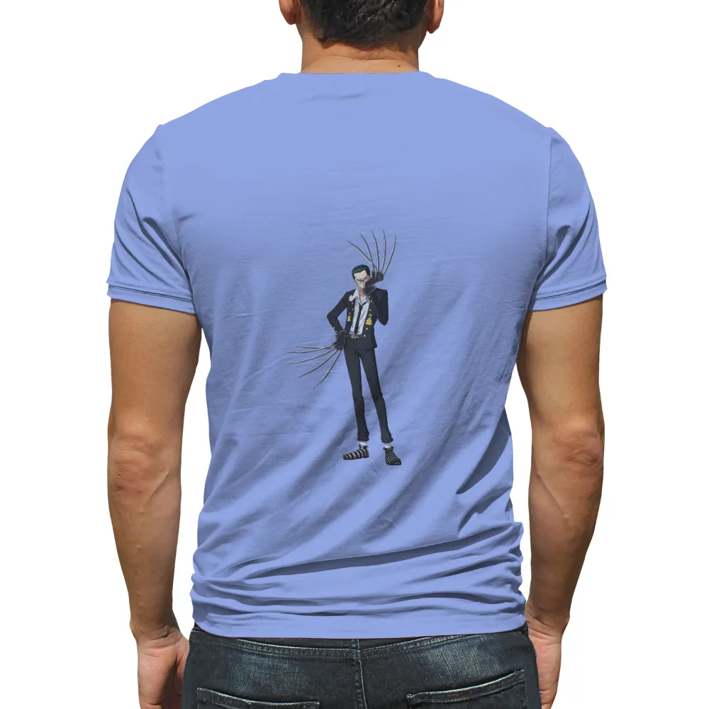 T-Shirts Custom: Zane - The Sharp Claws Anime Character|blue shirt cartoon character