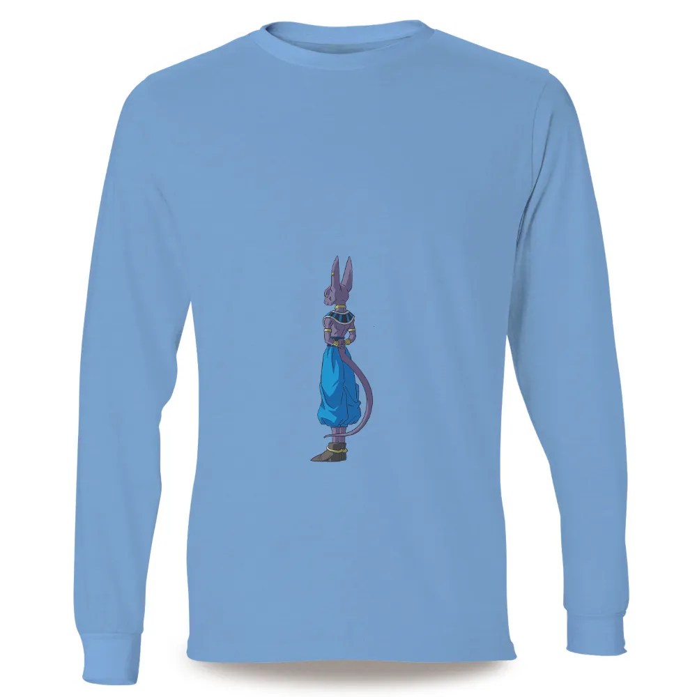 Tee Shirt Printing: Beerus - God of Destruction from Anime Dragon Ball Super|unique superhero shirts