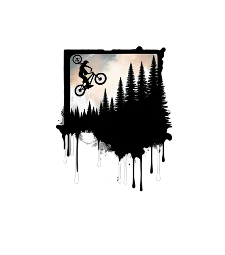 T-Shirts Custom: BMX Rider in Flight - Extreme Sports Adventure