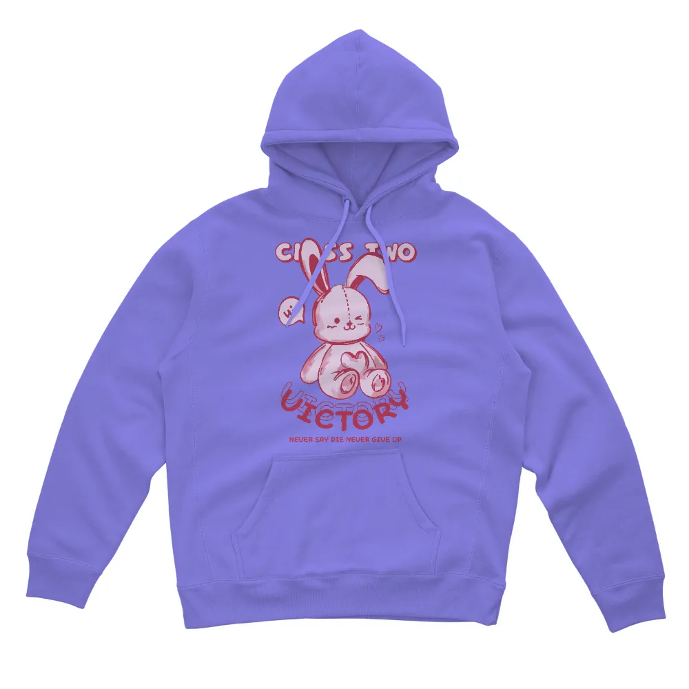 T-Shirts Pattern: Pink Bunny - Class Two Victory|adult humor t shirts