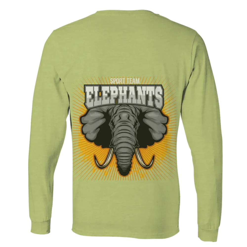 Elephants T-Shirt Design: Strength and Unity in Sports|t shirt roblox orange