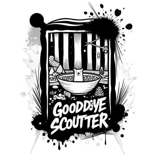 Custom Tee Shirts: Goodbye Scouter - A Nighttime Adventure