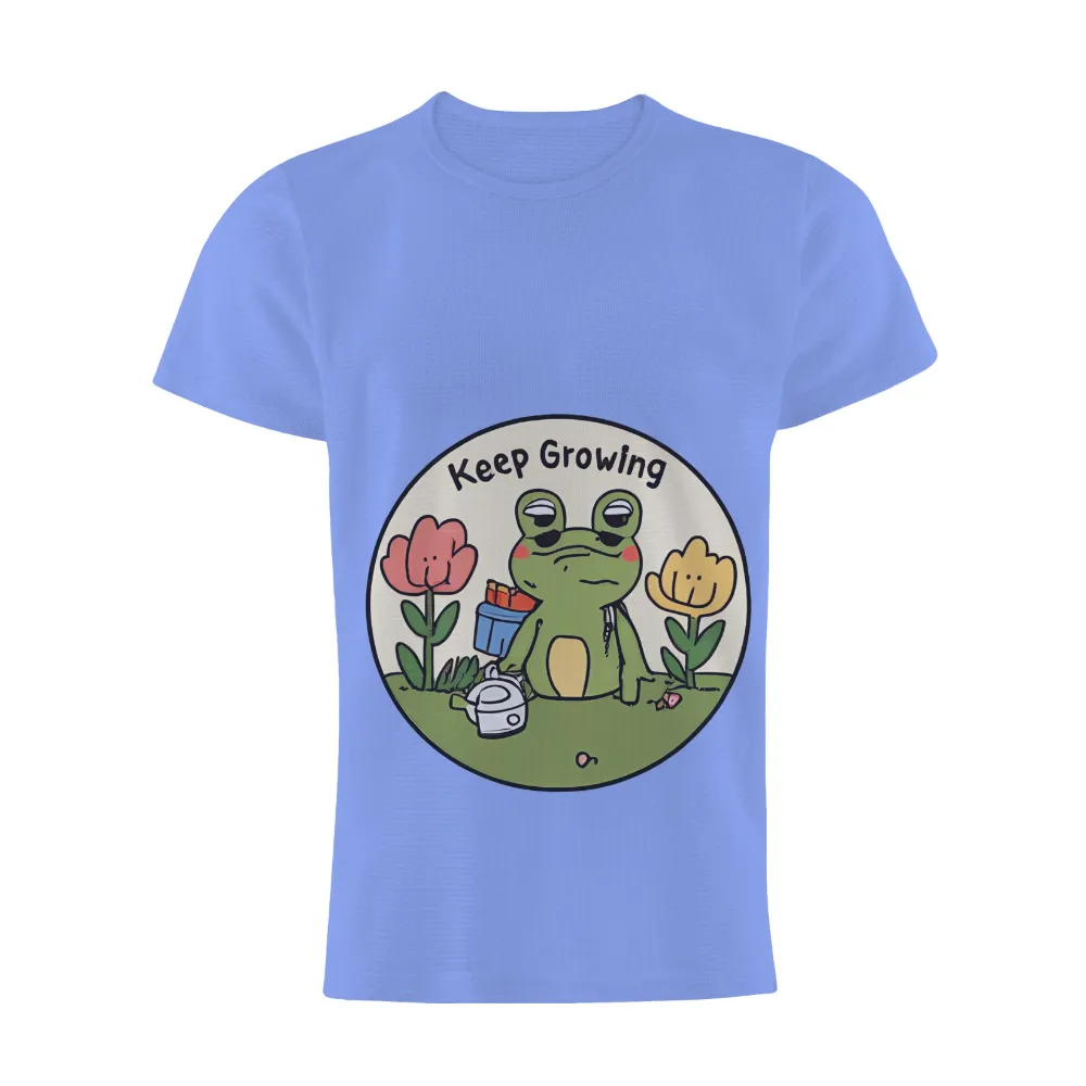 Tee Shirt Printing: Keep Growing with Freddie the Frog|gardening is cheaper than therapy t shirt