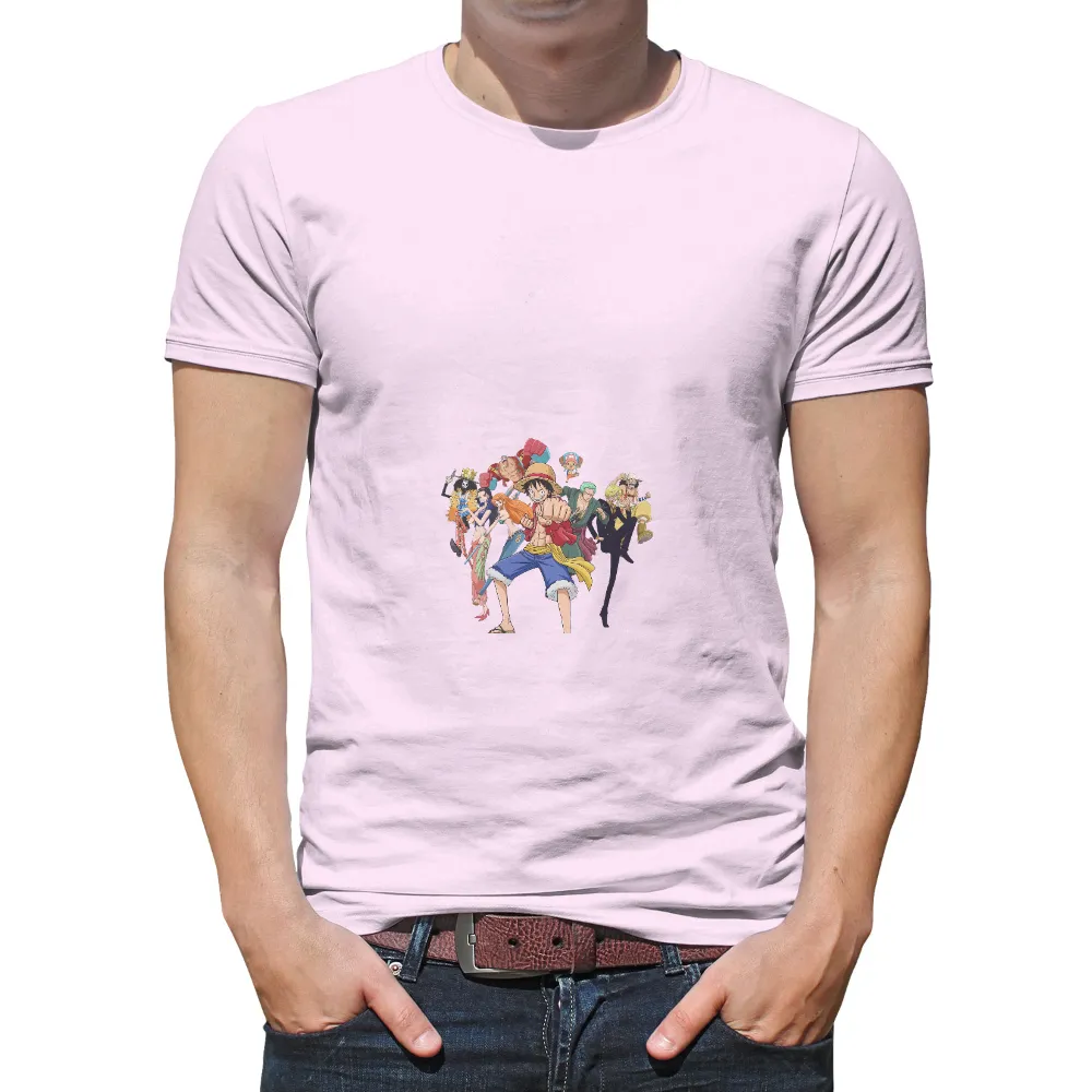 T-Shirts Design: One Piece Crew Adventure|cartoon characters t shirts wholesale