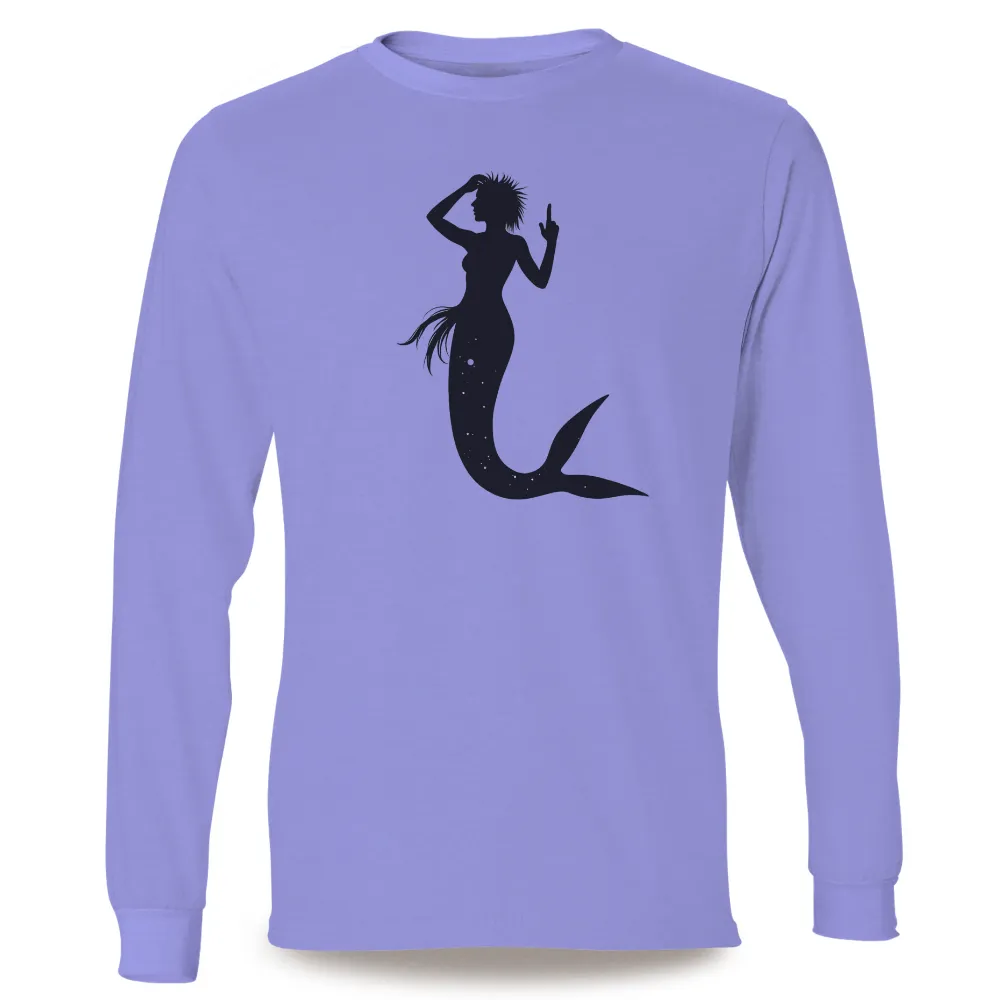 Customized Tee Shirts: Cosmic Mermaid - Embrace Freedom and Defiance|freedom graffiti