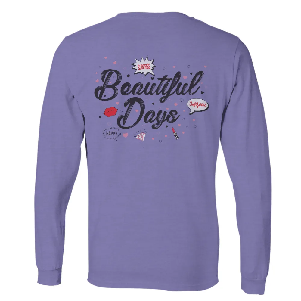 Shirts Graphic Tees: Beautiful Days with Magic Lipstick|happy independence day t shirt