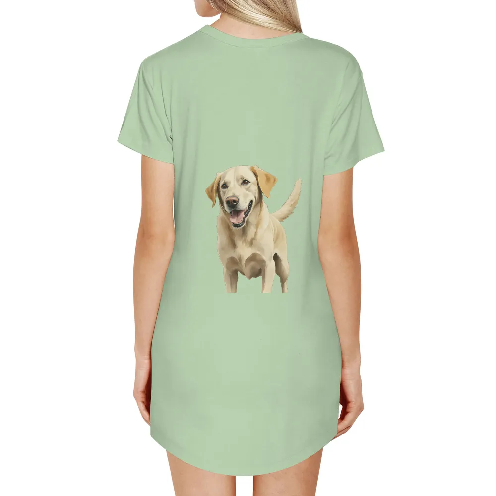 Custom Tee Shirts: Max the Golden Retriever - Joyful and Loyal|happy easter bunny shirts