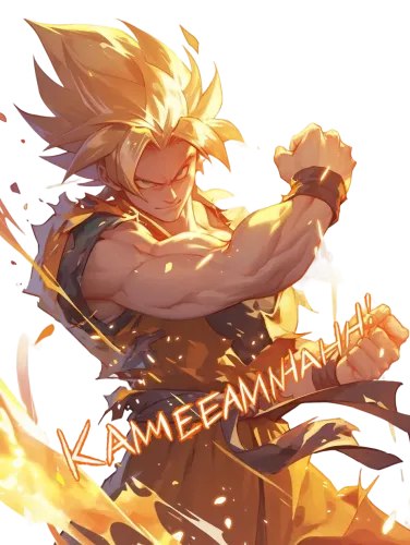 Goku Kamehameha - rengoku t shirt