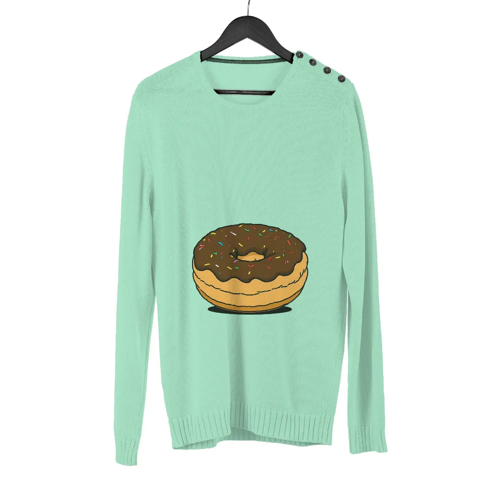 Shirts Graphic Tees: Whimsical Donut Design Brings Joy|donut hawaiian shirt