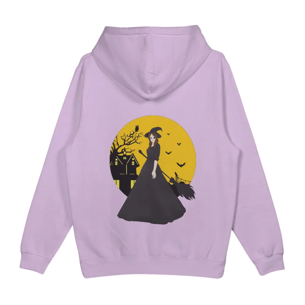 Tee Shirt Printing: Enchanting Witch in the Moonlight|ghostface button up shirt spirit halloween