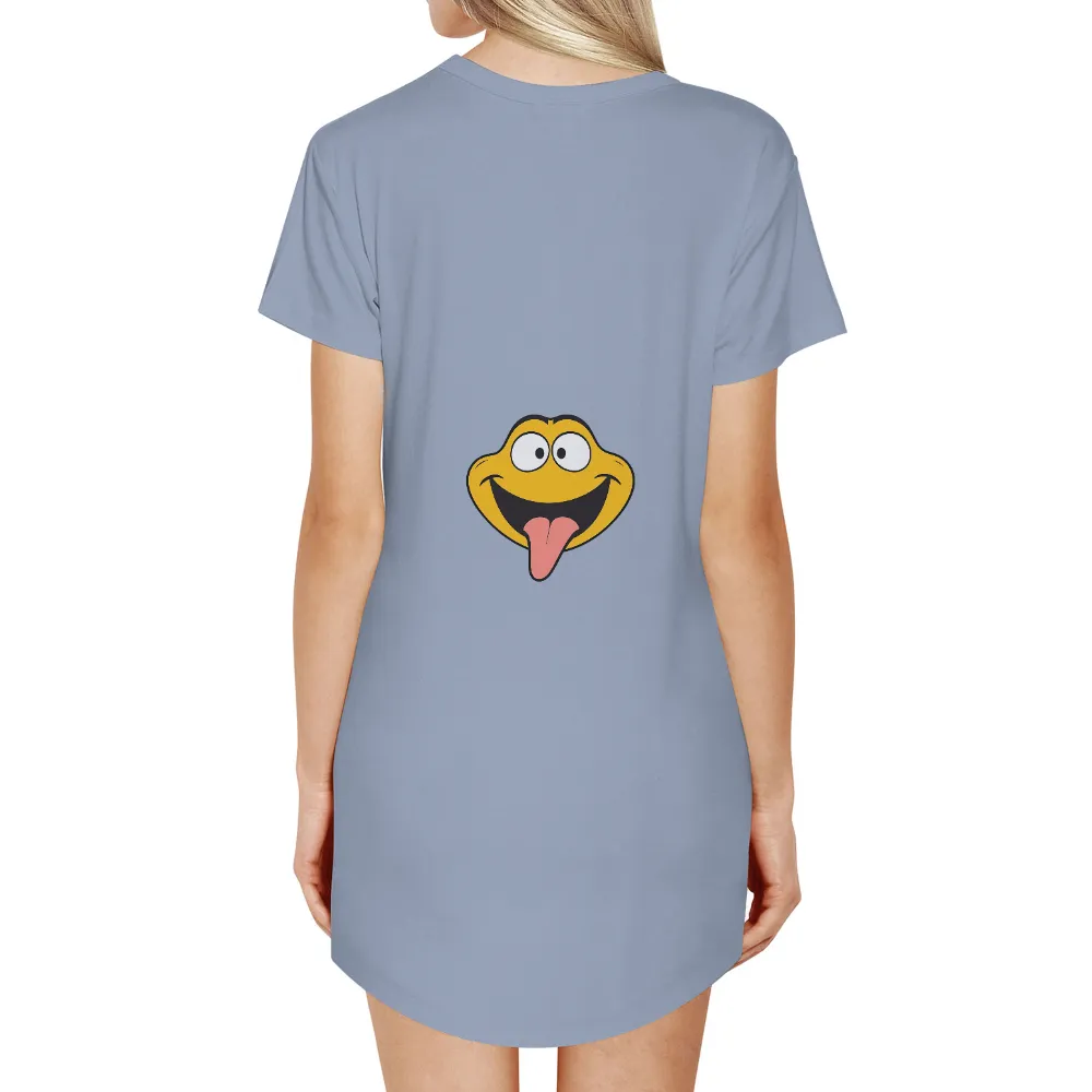 Customized Tee Shirts: Spread Joy with Sunny's Playful Smile|music art love happiness t shirt