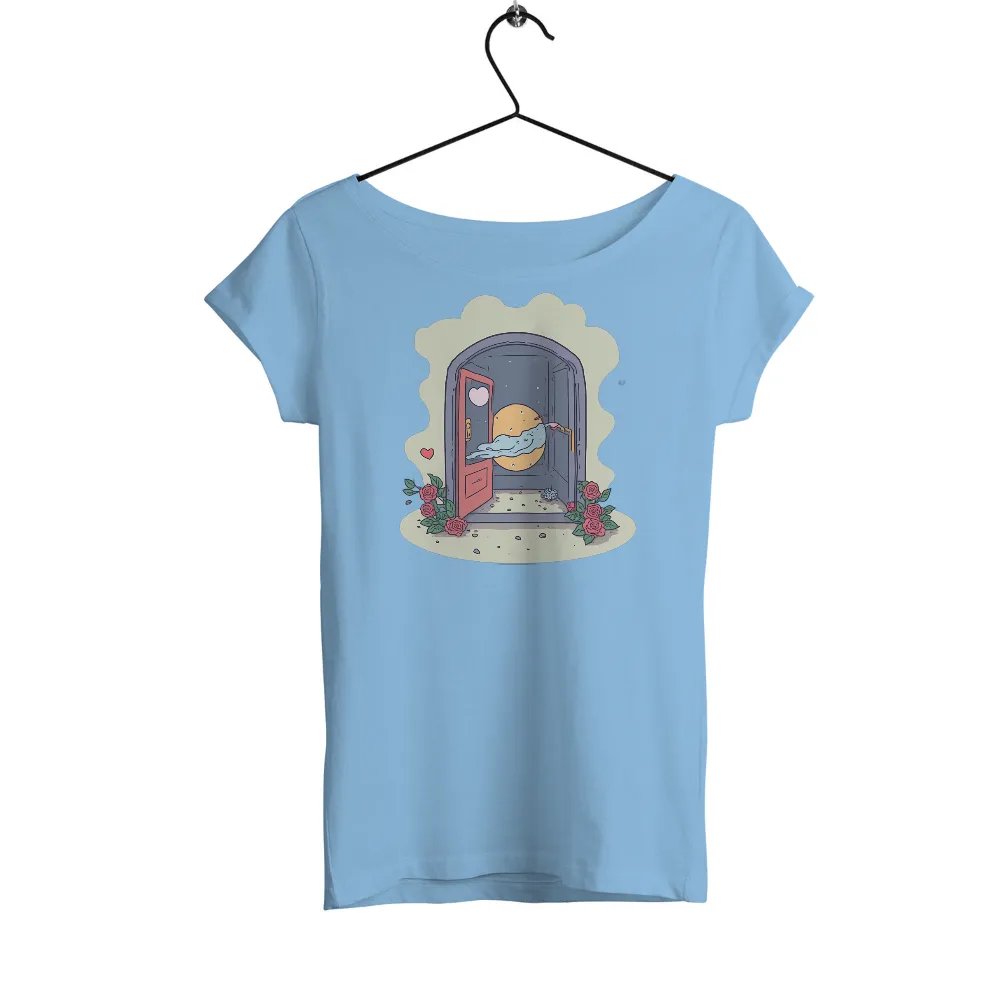 T-Shirts Design: Moonlight Dreams Through the Heart Door|i love t shirt roblox