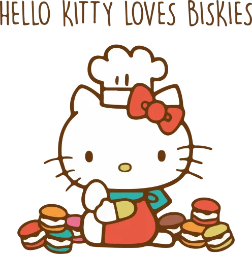 T-Shirt Printing: Hello Kitty Loves Baking Macarons