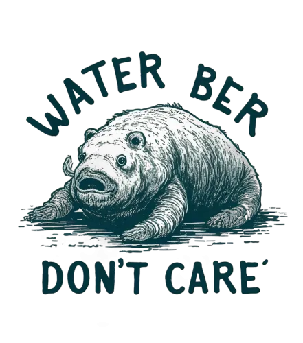 Custom Water Bear (Tardigrade) Design Embracing Resilience and Humor