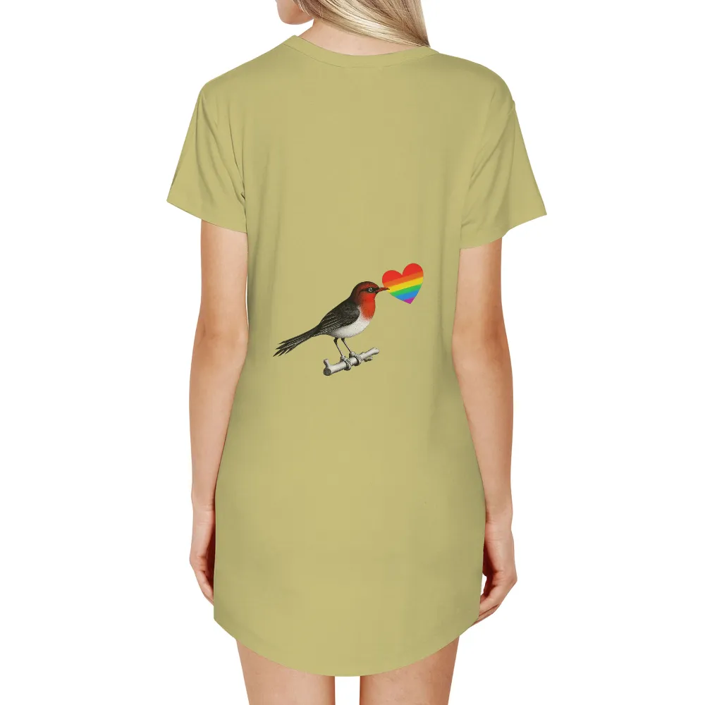 Tee Shirts Printed: Robin of Love and Acceptance|way maker rainbow shirt