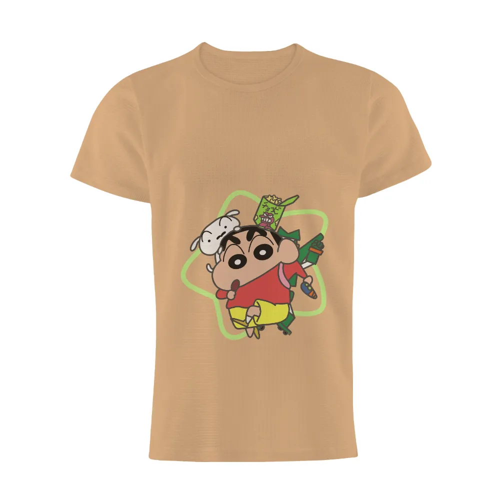 Shin-chan T-Shirt Printing: A Whimsical Journey of Childhood Joy|hot topic t shirts anime