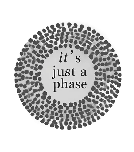 Minimalist Abstract Design: 'It's Just a Phase'