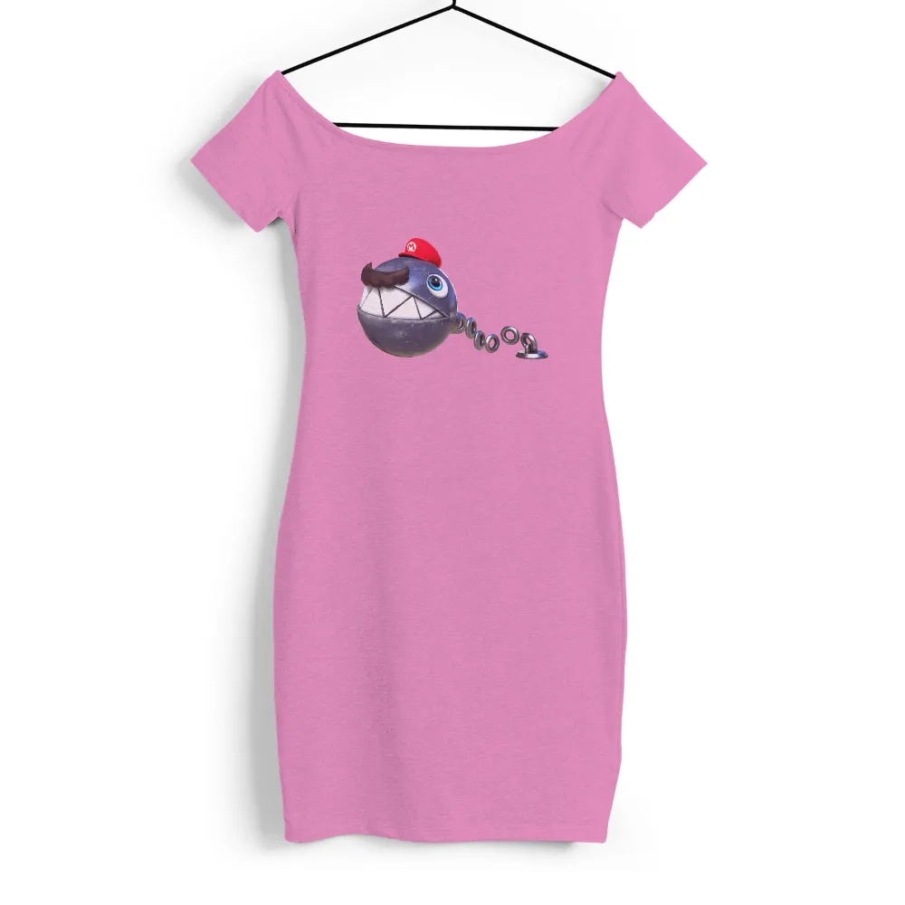 TShirt Design: Playful Metallic Ball with Super Mario Vibes|super mario t shirts target