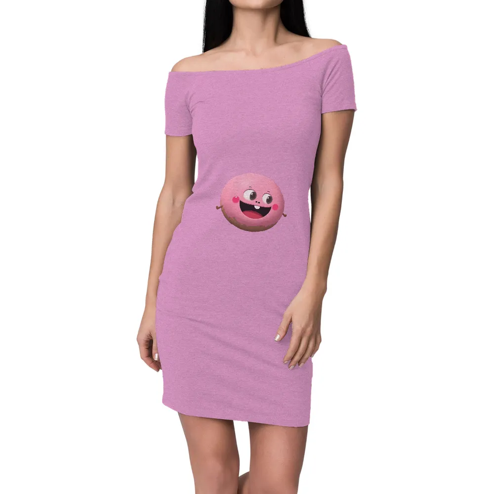 Customized Tee Shirts: Cheerful Donut Character|creighton sweet 16 shirt