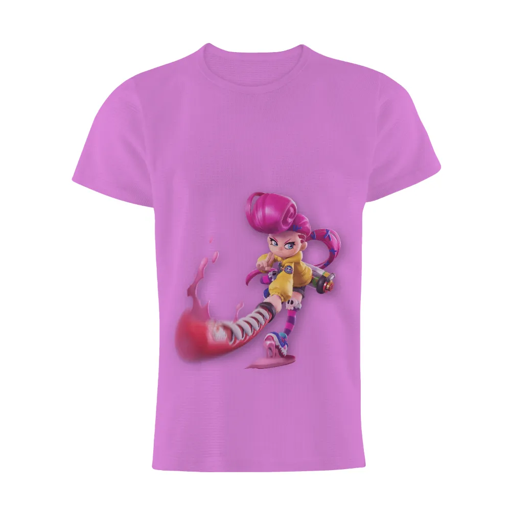 T-Shirts Pattern: Marina from Splatoon - Ink Splatter Power|splatoon 2 splatfest super star t shirt