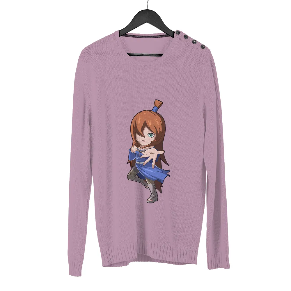 T-Shirts Custom: Elara's Transformation - Anime Sorceress|sunlight magic print shirt