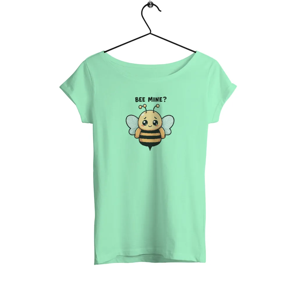 Graphic Tees: Bee Mine? - Whimsical Love Design|hermano bee shirt