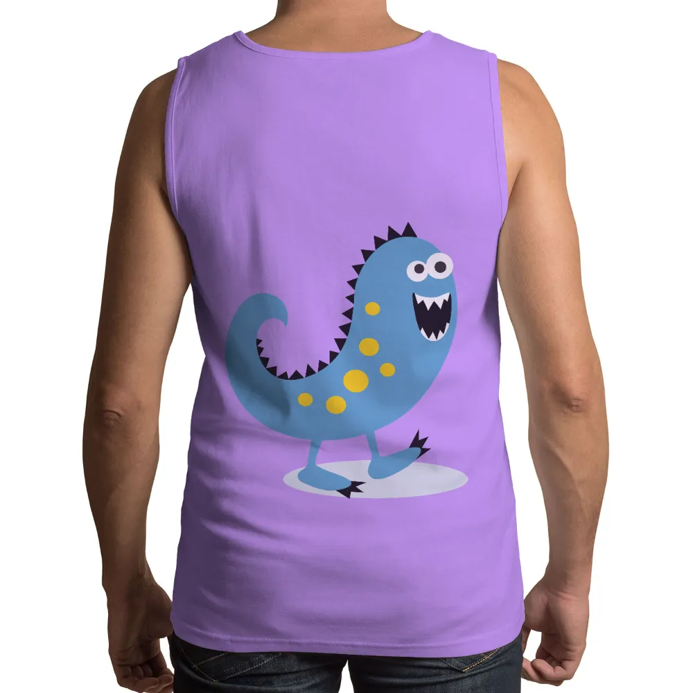 Tee Shirts Printed: Quirky Blue Monster Zippy - Whimsical Creatures|october rise tshirt blue jays