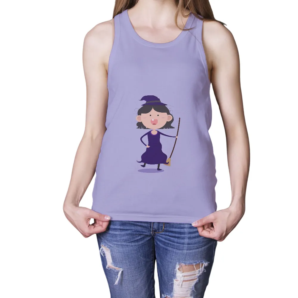 Custom Tee Shirts: Luna the Witch - Halloween Magic|purple t shirt in roblox