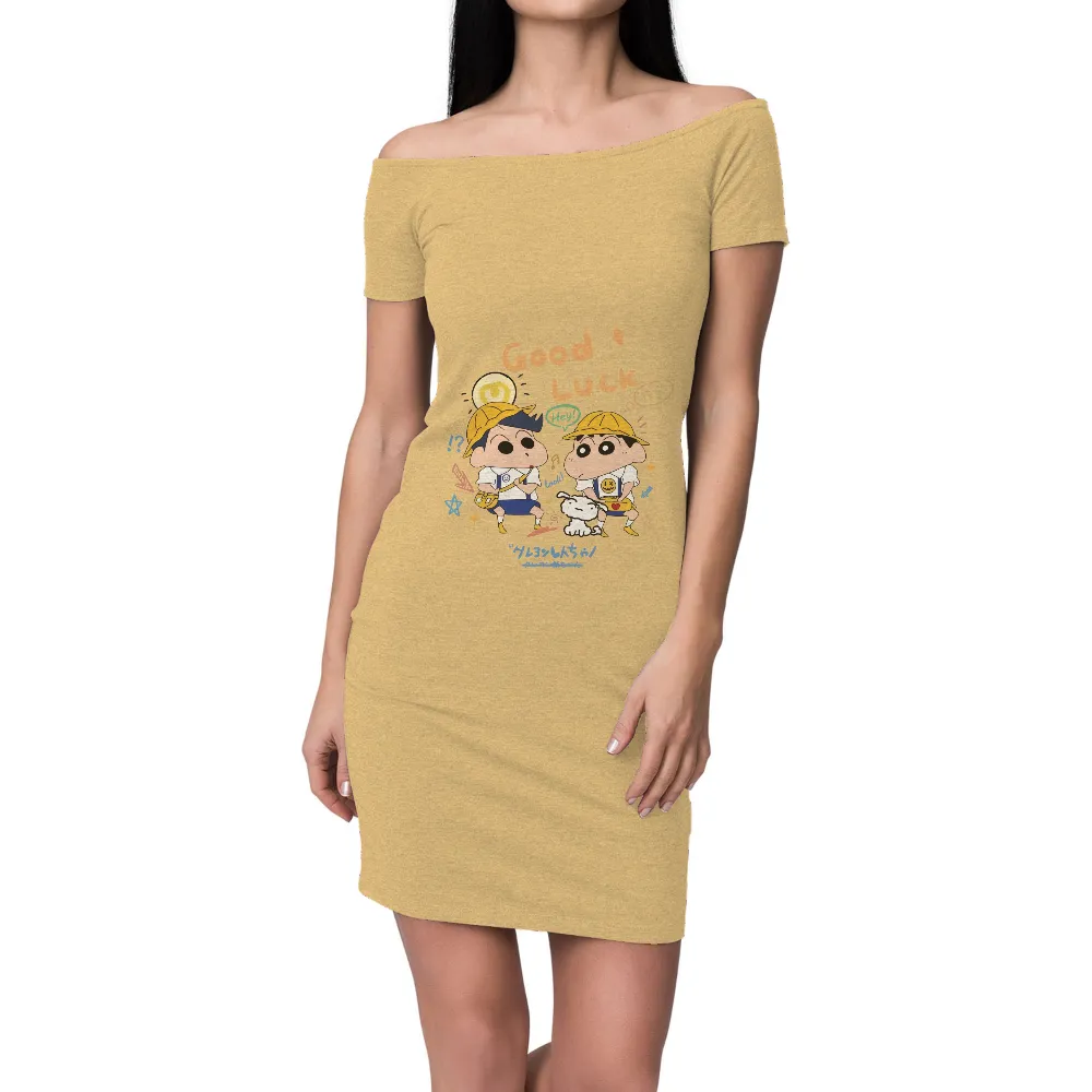 Custom T-Shirt Printing: Adventure and Friendship with Good Luck|adventure time dancing with monsters shirt