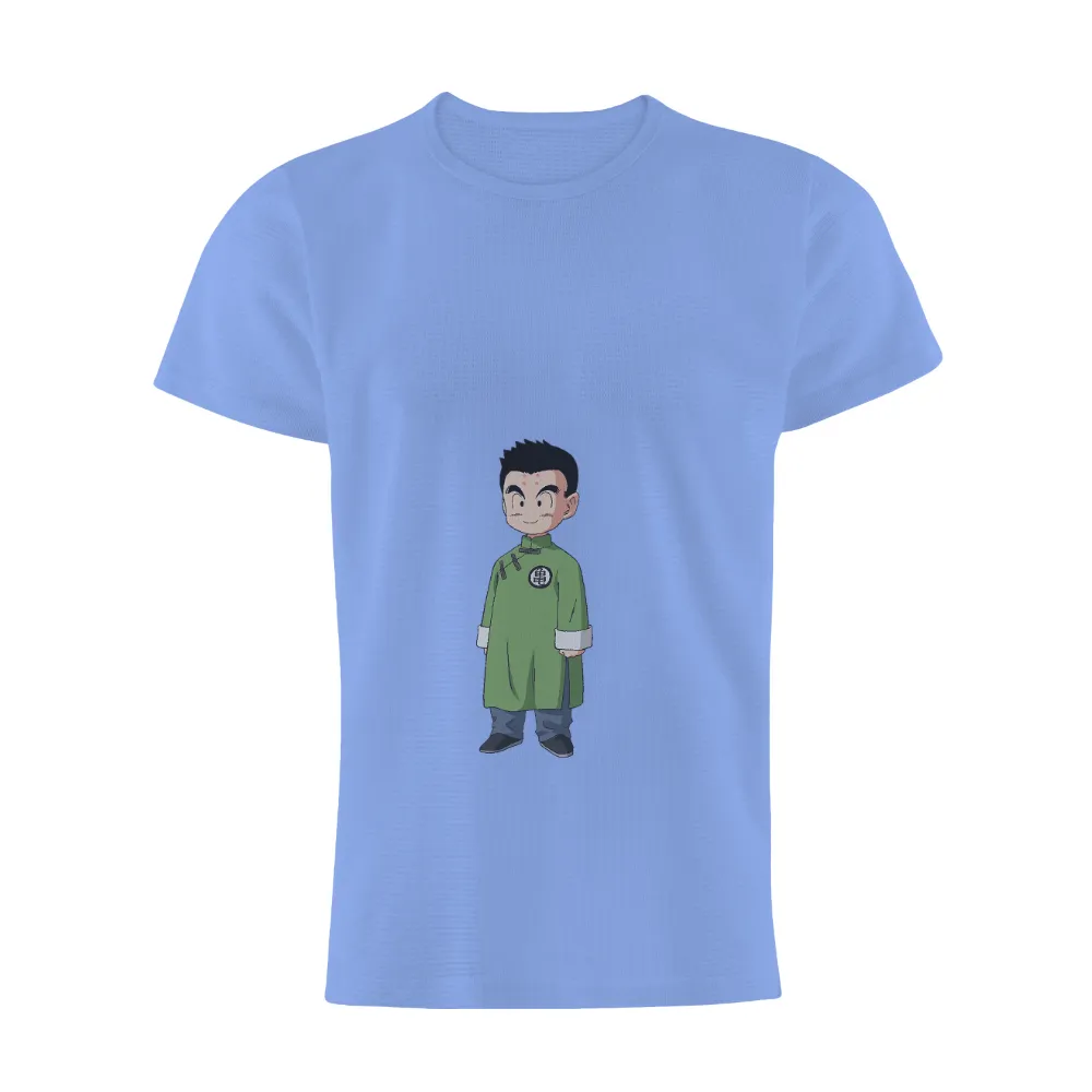 T-Shirts Pattern: Iconic Anime Character in Green Outfit|green miller lite shirt