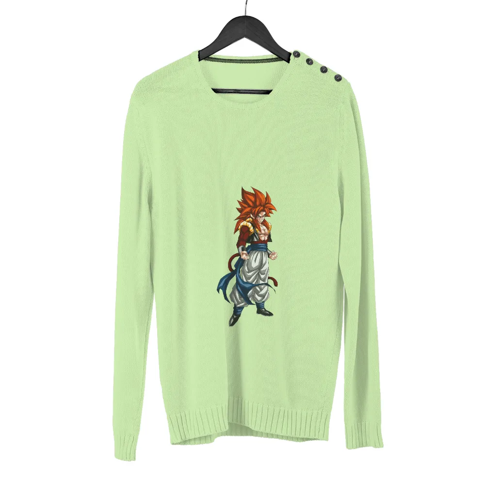 T-Shirts Pattern: Gogeta Super Saiyan 4 - Power and Determination|dragon ball father's day shirt