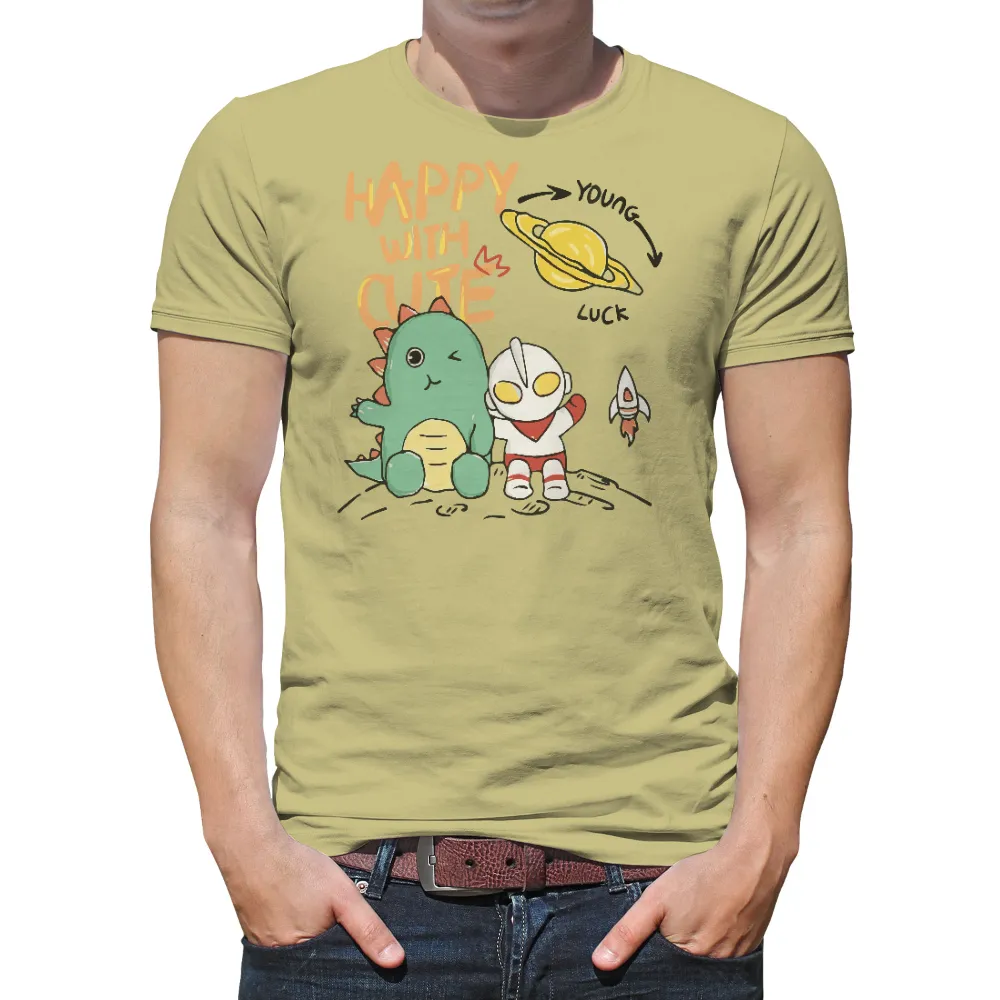 Customized Tee Shirts: Happy with Cute - Ultraman and Dinosaur Adventure|webb space telescope t shirt