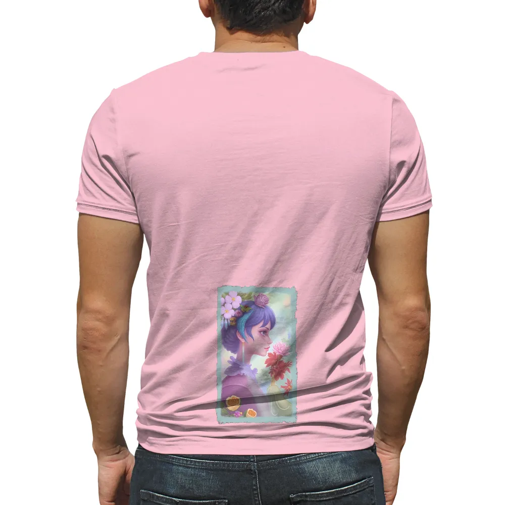 Tee Shirt Printing: Nature's Harmony - Artistic Floral Design|harmony splatoon shirt